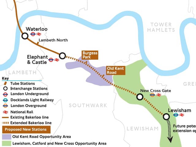 The proposed Bakerloo line extension. (Picture by TfL)