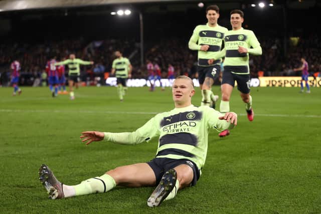 Erling Haaland has netted an incredible 28 times for Manchester City in the Premier League this season (Image: Getty Images)