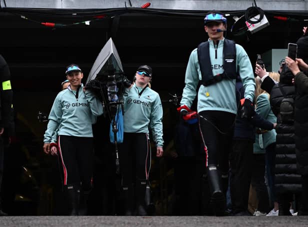 Cambridge University beat Oxford University in the women’s The Boat Race 2023 (Image: Getty Images)