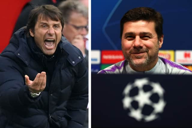 Antonio Conte has left Tottenham, with Mauricio Pochettino one of the candidates to replace him. (Photo by Daniel Leal/Clive Rose/Getty Images)