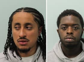Ahmed Bana (l) and Dante Campbell (r) have been convicted of robbing boxer Amir Khan.
