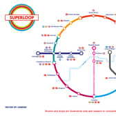 Route map of the new “Superloop” bus network. Credit: TfL