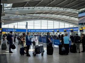 Security staff at Terminal 5 are on-strike for 10 days due to a dispute over pay and conditions. Credit: Getty Images. 