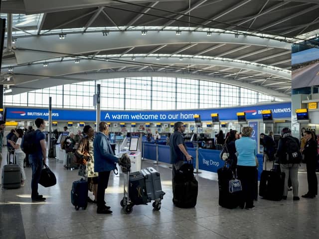 Security staff at Terminal 5 are on-strike for 10 days due to a dispute over pay and conditions. Credit: Getty Images. 