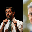 Humza Yousaf, First Minister of Scotland (left) and the mayor of London Sadiq Khan (right)