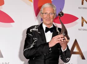Paul O'Grady with the award for Factual Entertainment Programme during the National Television Awards held at The O2 Arena on January 22, 2019
