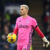 Vicente Guaita of Crystal Palace looks on during the Premier League match between Crystal Palace and Brighton . (Photo by Alex Davidson/Getty Images)
