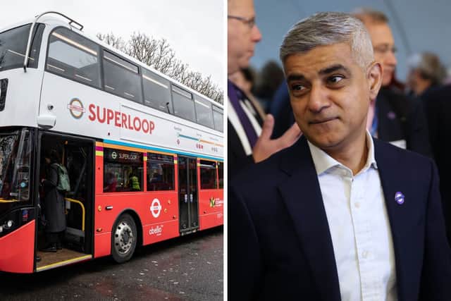 Sadiq Khan announced the new Superloop bus service, which will improve outer London travel options.