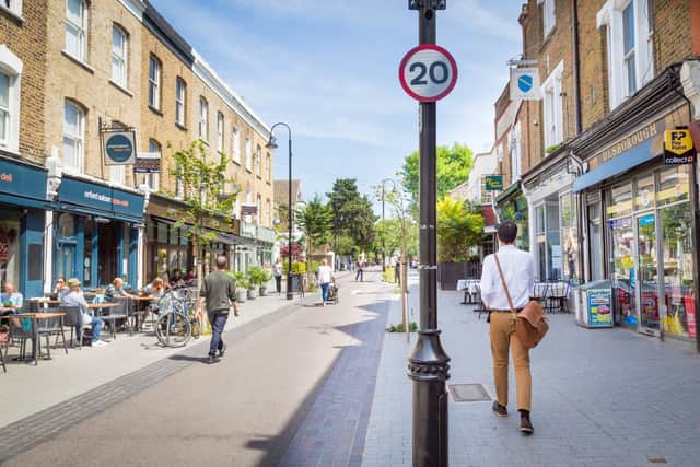 20mph street in Waltham. Credit: TfL