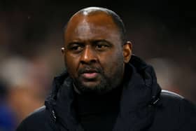 Patrick Vieira, Manager of Crystal Palace during the Premier League match (Photo by Justin Setterfield/Getty Images)