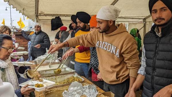Food stalls at the Vaisakhi festival in Southall. Credit: Facebook