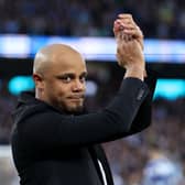 Vincent Kompany, Manager of Burnley, applauds the fans prior to the Emirates FA Cup (Photo by Clive Brunskill/Getty Images)