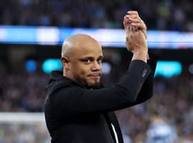 Vincent Kompany, Manager of Burnley, applauds the fans prior to the Emirates FA Cup (Photo by Clive Brunskill/Getty Images)