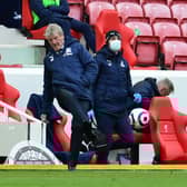 Crystal Palace manager Roy Hodgson still got it during the Premier League match (Photo by John Powell/Liverpool FC via Getty Images)