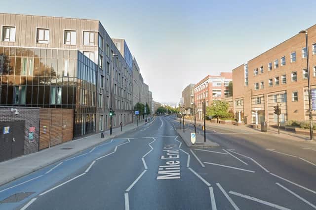 The teenager was stabbed in Mile End Road. Credit: Google.