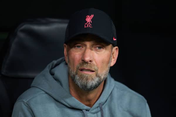  Manager of Liverpool, looks on prior to the UEFA Champions League round of 16 leg  (Photo by Angel Martinez/Getty Images)