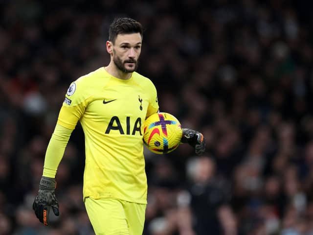 Hugo Lloris of Tottenham Hotspur during the Premier League match between Tottenham Hotspur  (Photo by Catherine Ivill/Getty Images)