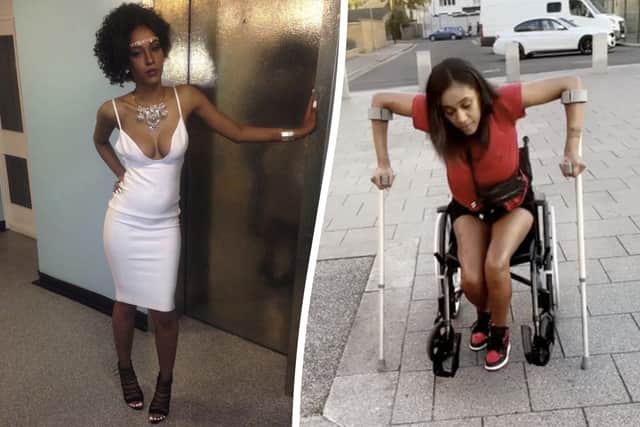 Kerry-Anne Donaldson became wheelchair bound after “abusing” nitrous oxide (NOS). (Photo SWNS)