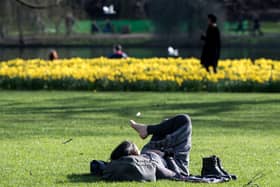 London is forecast up to 19C by The Met Office