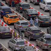 Traffic at Port of Dover (Photo by Stuart Brock/Anadolu Agency via Getty Images)