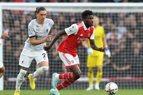 Arsenal midfielder Thomas Partey.  