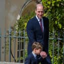 Prince William and his son Prince Louis