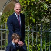 Prince William and his son Prince Louis