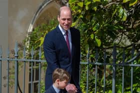 Prince William and his son Prince Louis
