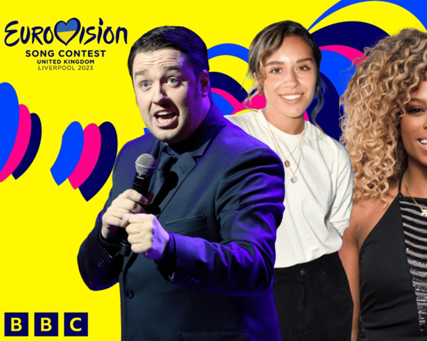 The line-up for two new Eurovision 2023 BBC specials have been confirmed - Credit: Getty, BBC