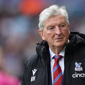 Roy Hodgson, Manager of Crystal Palace, looks on during the Premier League match  (Photo by Matt McNulty/Getty Images)