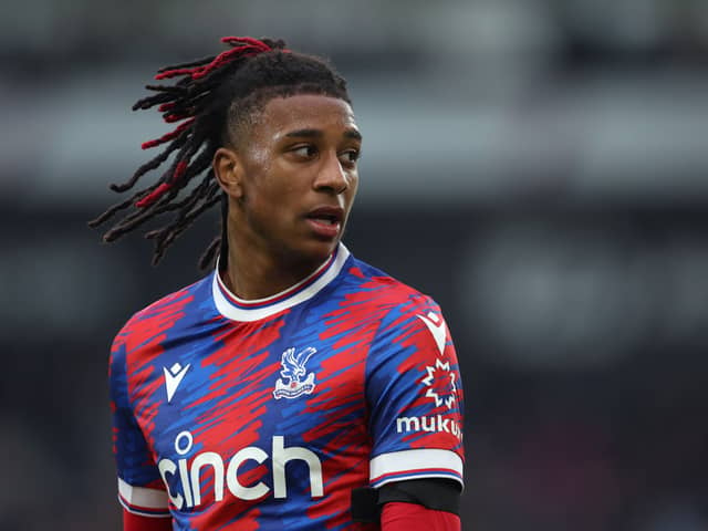 Michael Olise of Crystal Palace during the Premier League match between Crystal Palace . (Photo by Eddie Keogh/Getty Images)