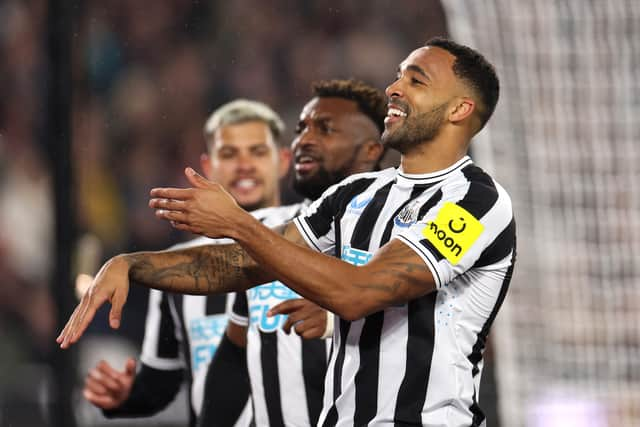 Callum Wilson showed off his dance moves at the London Stadium (Image: Getty Images)