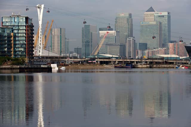 The IFS Cable Car connects Greenwich with the Royal Docks. Credit: Justin Tallis/AFP via Getty Images.