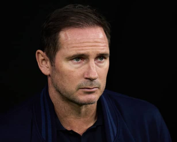 Frank Lampard, Caretaker Manager of Chelsea, looks on prior to the UEFA Champions League quarter final (Photo by Angel Martinez/Getty Images)