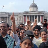 Vaisakhi  celebrations in Trafalgar Square. Credit: Getty Images