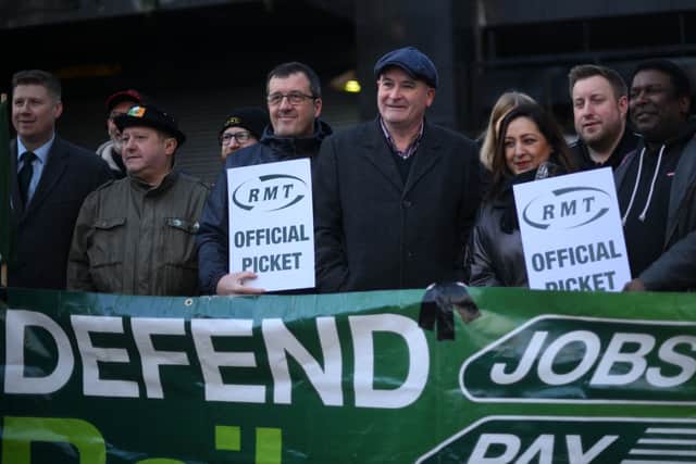 The RMT has been organising strikes stretching back to summer 2022. Credit: Daniel Leal/AFP via Getty Images.