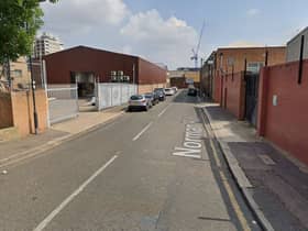 Tyler McDermott was found with a gunshot injury in Norman Road, Tottenham. Credit: Google.