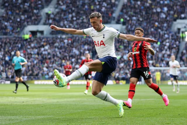 Ivan Perisic of Tottenham Hotspur controls the ball. (Photo by Julian Finney/Getty Images)