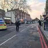 The stabbing attack took place in a shop on Norwood Rd. Credit: Tom Gordon-Martin