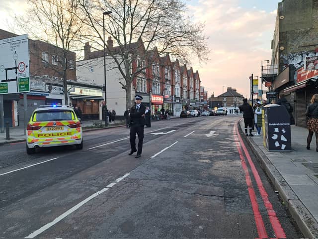 The stabbing attack took place in a shop on Norwood Rd. Credit: Tom Gordon-Martin