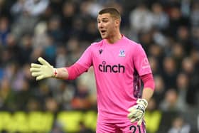  Crystal Palace goalkeeper Sam Johnstone in action during the Carabao Cup Third Round match (Photo by Stu Forster/Getty Images)