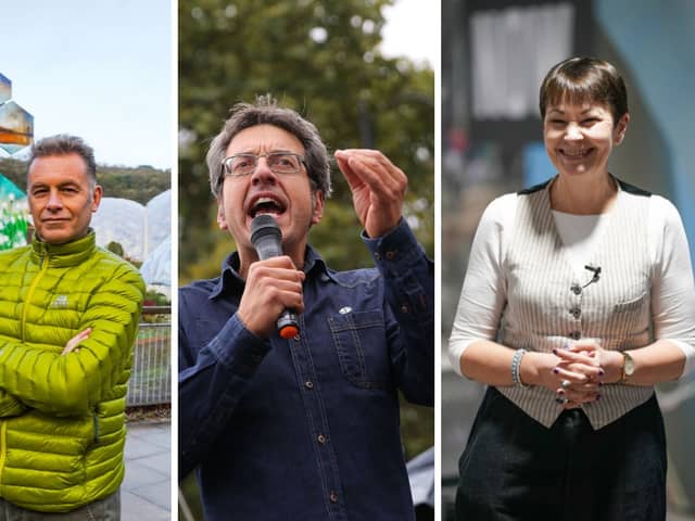 Extinction Rebellion has announced its list of speakers and acts for its four-day event, The Big One: Credit: Hugh Hastings/Ian Forsyth/Stringer/Isabel Infantes via AFP.