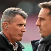 Man Utd greats turned pundits Roy Keane and Gary Neville.