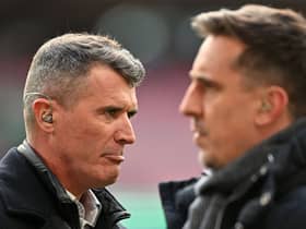 Man Utd greats turned pundits Roy Keane and Gary Neville.