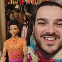 Barbie collector Aaron Bevan.