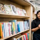 Cllr Khondoker at Central Library in Islington. Credit: Islington Council.