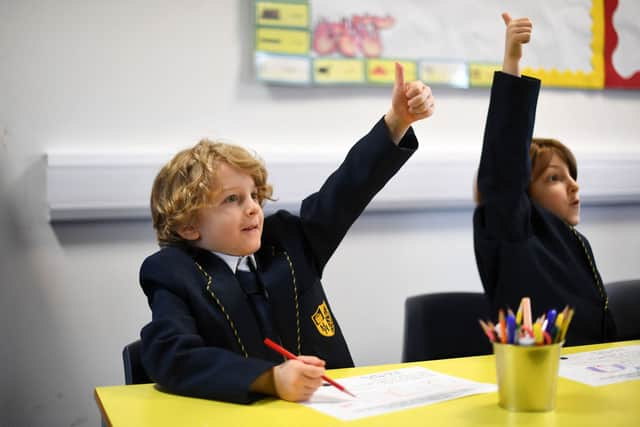 98% of London children due to start school in September have received an offer from one of their preferred choices. Credit: Daniel Leal/AFP via Getty Images.