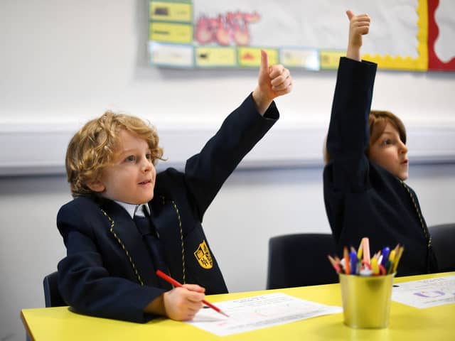 98% of London children due to start school in September have received an offer from one of their preferred choices. Credit: Daniel Leal/AFP via Getty Images.