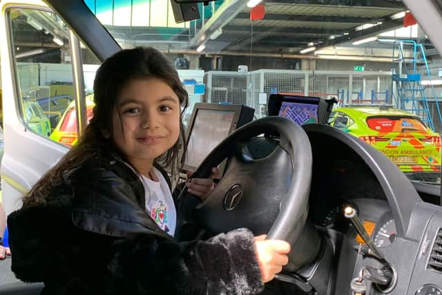 Zaynab called 999 when her mum fell ill. (Photo by London Ambulance Service/SWNS)
