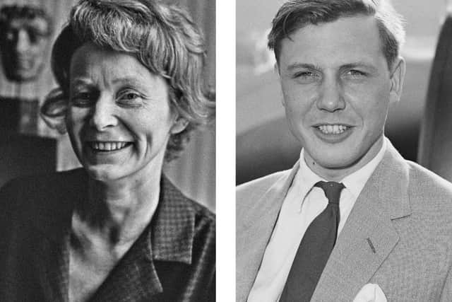 Jane Ebsworth Oriel and David Attenborough. (Photos by Getty)